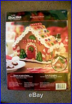 Bucilla Gingerbread House Christmas Felt Applique Kit 85261 2005 Stanziani