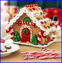 Bucilla Gingerbread House Felt Christmas 3D Home Decor Kit #85261, Cookies