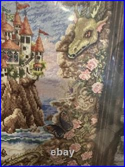 Bucilla Guardian Dragon Counted Cross Stitch kit OOP NIP