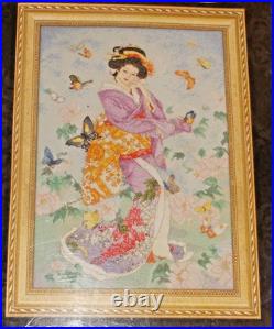 Bucilla Heirloom Butterfly Geisha Heirloom Collection 45459 10.75 IN x 16 IN