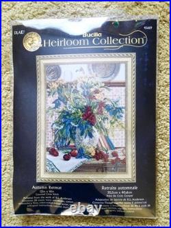 Bucilla Heirloom Collection Counted Cross Stitch Kit AUTUMN RETREAT New