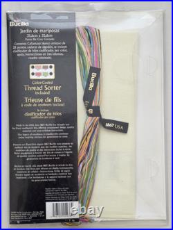 Bucilla Heirloom Collection Cross Stitch Kit Butterfly Garden