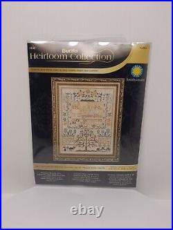 Bucilla Heirloom Collection Cross Stitch Kit Esther Copp Sampler 1765 #45960 D38