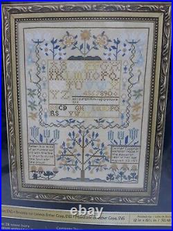 Bucilla Heirloom Collection Cross Stitch Kit Esther Copp Sampler 1765 #45960 D38