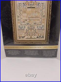 Bucilla Heirloom Collection Cross Stitch Kit Esther Copp Sampler 1765 #45960 D38