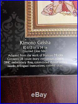 Bucilla Heirloom Collection Kimono Geisha cross stitch kit new unopened sealed