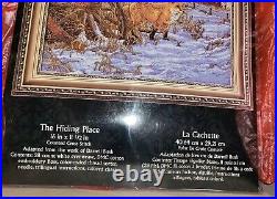 Bucilla Heirloom Collection The Hiding Place Fox Counted Cross Stitch Kit