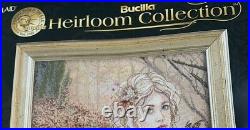 Bucilla Heirloom Collection Touch Of Gold Counted Cross Stitch Kit NEW 45396