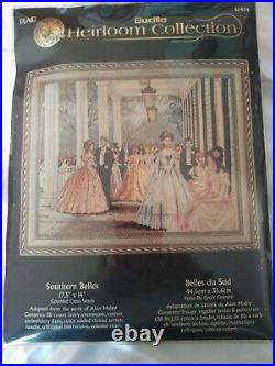 Bucilla Heirloom Southern Belles counted cross stitch kit sealed