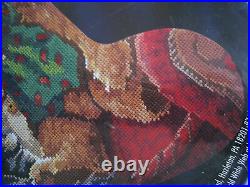 Bucilla Holiday Needlepoint Stocking Kit, THE WARMTH OF CHRISTMAS, Rossi, 60753,18