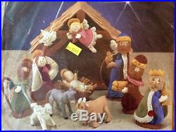Bucilla Nativity Set Felt Home Decor Craft Kit 85263 New In Package Retired