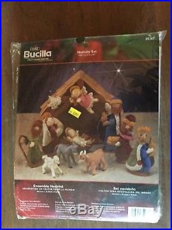 Bucilla Nativity Set Felt Home Decor Craft Kit 85263 New In Package Retired