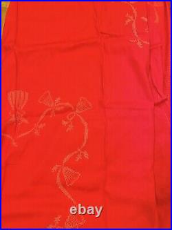 Bucilla Needlework Kit #2704 Happy Holiday Christmas Tablecloth 62x90 Vintage