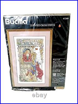 Bucilla RAPUNZEL Cross Stitch KIT #41549 Sandy Orton 11x19Vintage 1996 New AY