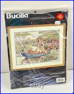 Bucilla Tis A Lady Counted Cross Stitch Kit Diana Thomas 41548 Vintage 1990s