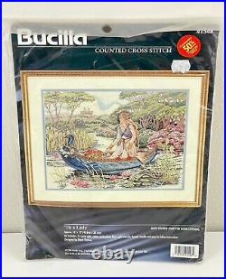 Bucilla Tis A Lady Counted Cross Stitch Kit Diana Thomas 41548 Vintage 1990s