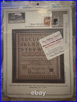 Butternut Road Rose Sampler BR-11 Kit Sealed + Free Pattern 1995