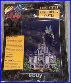CINDERELLA CASTLE Cross Stitch Kit THE ART OF DISNEY Tinkerbell NEW Ultra Rare