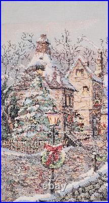 COMPLETED Dimensions Gold 8494 Christmas Cove Cross Stitch Carl Valente USA Made