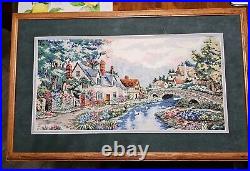 COMPLETED Dimensions Gold Collection Cross Stitch 3753 Valley of the River Beck