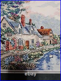 COMPLETED Dimensions Gold Collection Cross Stitch 3753 Valley of the River Beck