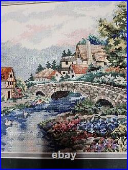 COMPLETED Dimensions Gold Collection Cross Stitch 3753 Valley of the River Beck