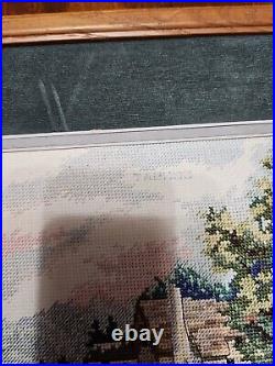 COMPLETED Dimensions Gold Collection Cross Stitch 3753 Valley of the River Beck