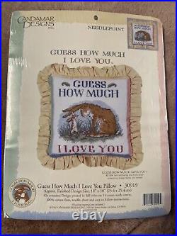 Candamar Designs Inc. Guess How Much I Love You. Lot Of 4 Cross Stitch Craft Kit