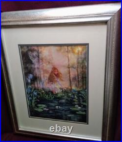 Candamar The Wishing Pool Fairy Embellish Finished Cross Stitch ArtFramed 20x24 Candamar The Wishing Pool Fairy Embellish Finished Cross Stitch ArtFramed 20x24