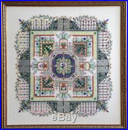 Chatelaine Mandala Convent's Herbal Garden Cross stitch/embroidery kit