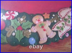 Christmas BUCILLA Felt Applique TREE SKIRT Kit, MARY'S WREATH, Engelbreit, 85466,42