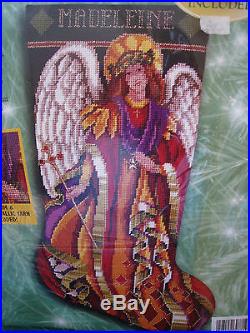 Christmas Bucilla Needlepoint Holiday Stocking Kit, HEAVENLY ANGEL, Baatz, 60771,18