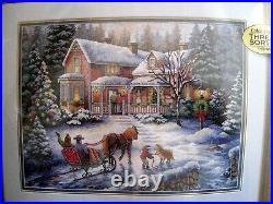 Christmas Counted Dimensions GOLD KIT, COMING HOME FOR THE HOLIDAYS, 8733, USA