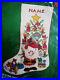 Christmas-Dimensions-Crewel-Stitchery-Embroidery-STOCKING-KIT-SANTA-TREE-8006-01-sxwz