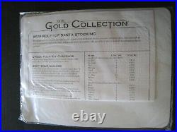 Christmas Dimensions GOLD Collection Counted Stocking KIT, ROOFTOP SANTA, 8528,16