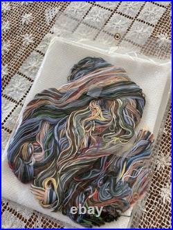 Christmas Dimensions GOLD Counted Tree Skirt KIT, SKATER'S VILLAGE, 45,8641, NEW