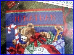 Christmas Dimensions Needlepoint Holiday Stocking Kit, SANTA'S TOYS, 9129, Size 16