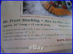 Christmas Dimensions Needlepoint Stocking Kit, MR. FROST, Snowman, Trainer, 9128,16