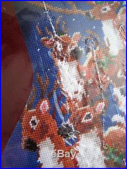 Christmas Janlynn Holiday Needlepoint Stocking Kit, UP UP AND AWAY, 18,023-0213