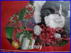Christmas Needle Treasures Needlepoint Stocking Kit, PRETTY PURRFECT, Cat, 6899,16