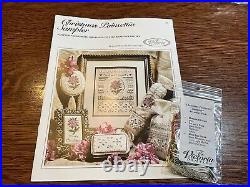 Christmas Poinsettia Sampler Cross Stitch Pattern Victoria 2001 Accessory Pack