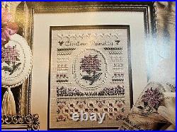 Christmas Poinsettia Sampler Cross Stitch Pattern Victoria 2001 Accessory Pack