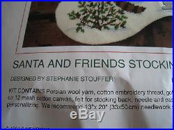Christmas Sunset Holiday Stocking Craft Kit, SANTA AND FRIENDS, Stouffer, 19006,16