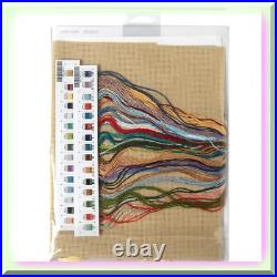 Coastal Serenity Cross Stitch Kit Beginner's Delight! 13x10 with 14 Cnt. Nat