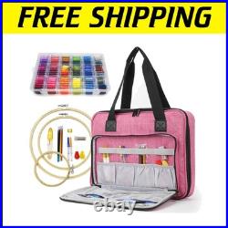 Complete Crafting Essentials Embroidery & Cross Stitch Kit with Organizer Bag