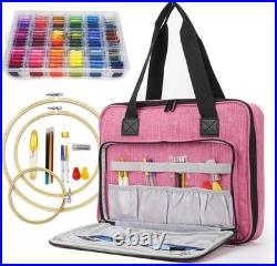 Complete Crafting Essentials Embroidery & Cross Stitch Kit with Organizer Bag