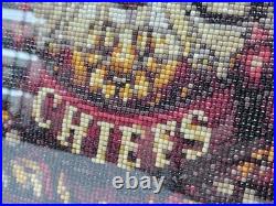 Completed Diamond Art KANSAS CITY CHIEFS FRAMED 12x15