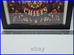 Completed Diamond Art KANSAS CITY CHIEFS FRAMED 12x15