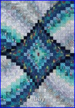 Counted Canvas needlepoint Kit Needle Delights Ocean Blues Kathy Rees Aqua Grey Counted Canvas needlepoint Kit Needle Delights Ocean Blues Kathy Rees Aqua Grey