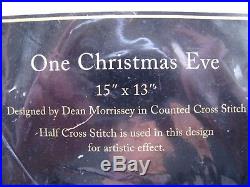 Counted Cross Holiday Dimensions GOLD Picture KIT, ONE CHRISTMAS EVE, 8803, USA, NIP